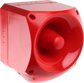 Фото 1/4 PNC-0062, Nexus 110 Series Red Sounder Beacon, 24 → 48 V ac, IP66, Base Mount, 116dB at 1 Metre