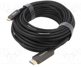 D3742CH-15.0, Adapter; HDCP 2.2,HDMI 2.0; HDMI plug,USB C plug; gold-plated