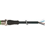 7000-12021-6140500, Straight Male 4 way M12 to Connector & Cable, 5m