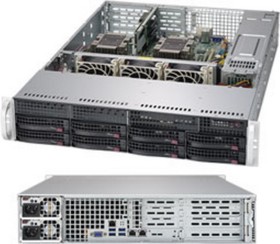 Фото 1/5 Платформа системного блока SuperMicro SYS-6029P-WTR 2U, 2xLGA3647, 12xDDR4, 8x3.5, 2x1GbE, 1xM.2 PCIE, 6xPCIE x8, 2x1000W (825TQC-R1K03WB, X