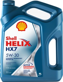 Фото 1/2 550046351, Масло моторное SHELL Helix HX7 5W-30 4л.