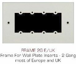 Рамка Kramer Frame-2G/EUK(W)