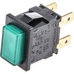 H8353ABNAB, 8300 Series Illuminated Push Button Switch, Latching, Panel Mount ...