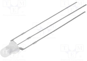 OSRYPA3132A, Светодиод, 3мм, двухцветный, красный/желтый, 1120-1560мкд, 30°