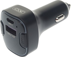 Устройство зарядное в прикуриватель с трансмиттером (bluetooth,hands free) черное XO