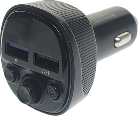 ET-M97 black, Устройство зарядное в прикуриватель с трансмиттером (bluetooth,hands free) EARLDOM