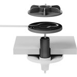 Logitech 952-000123, Ceiling Mount for LOGITECH Mic Pod Pendant Mount