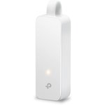 UE300C, Сетевой адаптер USB Type-C/RJ45 Gigabit Ethernet 1хRJ45 до 1Гбит/с, белый