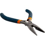 HF004028, Длинногубцы HELFER, 130 мм (прямые, твердость 46HRC/58HRC)