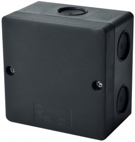 Фото 1/10 Kopos Коробка распределительная KSK 80 UV HF (FA) для О/П черная 80x80x55мм IP66