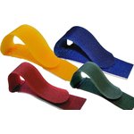 PL9642, Velcro 70mm x 20mm, 8 pcs/4 colors (blue, red, yellow, green)