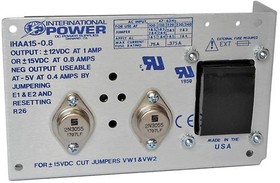 IHAA15-0.8, Linear Power Supplies DUAL OUTPUT LINEAR Made in the USA