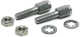 320-9505-000, Jack Screw - For Micro D (MDM) Connectors - 2-56 Socket, 2-56 Screw Thread Size - Hardware Included.