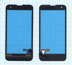 Сенсорное стекло (тачскрин) для Xiaomi Mi 2S черное