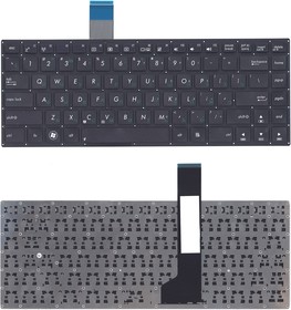 Фото 1/3 Клавиатура для ноутбука Asus K46 K46C черная