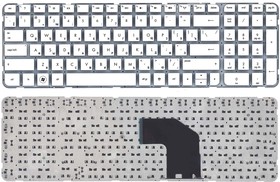 Клавиатура для ноутбука HP Pavilion G6-2000 белая без рамки