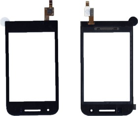 Сенсорное стекло (тачскрин) для Samsung GT-S5820 черное