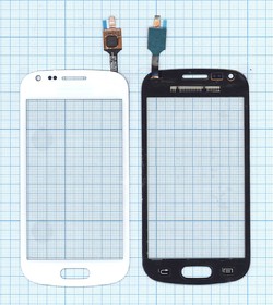 Сенсорное стекло (тачскрин) для Samsung Galaxy Trend Plus GT-S7580 белое