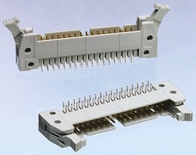 09185606904, Pin Header, скрытый, Wire-to-Board, 2.54 мм, 2 ряд(-ов), 60 контакт(-ов), Сквозное Отверстие