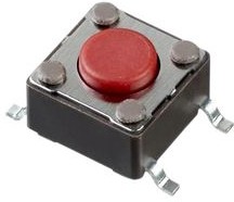 Фото 1/2 PHAP5-30RA2B2S2N4, Tactile Switch PHAP5-30, NO, 1.6N, 6 x 6mm