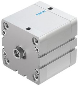 ADN-80-40-I-PPS-A, Compact ISO Cylinder, Double Acting, 40mm, Bore Size 80mm, G1/8"