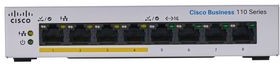 CBS110-8PP-D-EU, PoE Switch, Unmanaged, 1Gbps, 32W, RJ45 Ports 8, PoE Ports 4