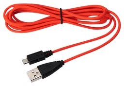 14201-61, Headset Cable, USB-A Plug - USB-C Plug, Red