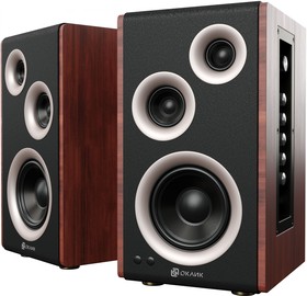 Колонки Bluetooth Oklick OK-117 BT, 2.0, черный [1193274]