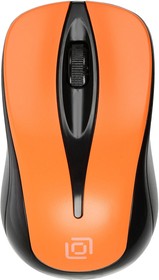 Фото 1/7 Мышь беспроводная Oklick 675MW, радио, оптическая, USB, 1200dpi, черный и оранжевый [1025920]
