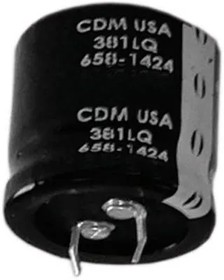 381LQ121M450H032, Aluminum Electrolytic Capacitors - Snap In 450V 120uF 22X35