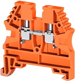 Клеммник на DIN-рейку 2,5мм.кв. (оранжевый) AVK2,5(RP) 0.0.0.3.04127RP