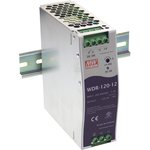 WDR-120-24, Power supply, input: 1-2-phase 180-550V, output: 24V, 5A, 120W