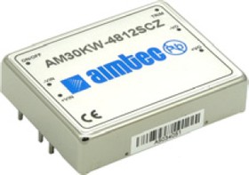 AM30KW-4824SIZ, DC/DC преобразователь 30 Вт, вход 18-75 В, выход 24 В / 1250 мА | купить в розницу и оптом