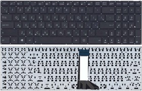 Фото 1/3 Клавиатура для ноутбука Asus X551 X551CA X551MA черная без рамки (плоский Enter)