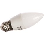 Электрическая светодиодная лампа LED-C35-9W-E27-4K Свеча 9Вт E27 4500K 172-265В 13171