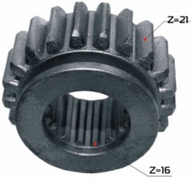 50-1701045, Шестерня КПП МТЗ 3,6,9-й передачи скользящая Z=21 РУП МЗШ