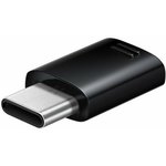 Переходник microUSB (F) - USB Type-C, Samsung EE-GN930BBRGRU
