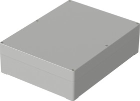 Фото 1/3 02253000, Euromas Series Light Grey Polycarbonate Enclosure, IP65, IK07, Light Grey Lid, 300 x 230 x 85mm