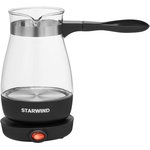 Кофеварка StarWind STG6053, Электрическая турка, черный