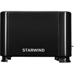 Тостер STARWIND ST1101, черный/черный