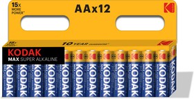 Батарейки Kodak LR6-12BL MAX SUPER Alkaline [KAA-12]