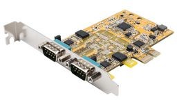 EX-45032IS, Interface Card, Surge Protection, RS232/RS422/RS485, DB9 Male, PCIe