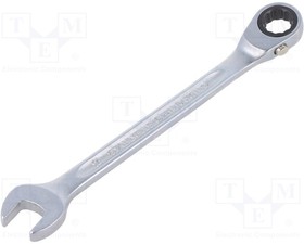 Фото 1/2 41171212, Ключ; комбинированный; 12мм; хромированная сталь; с трещоткой