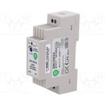 DIN15W24, Power supply: switched-mode; 15W; 24VDC; for DIN rail mounting