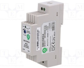 DIN15W24, Power supply: switched-mode; 15W; 24VDC; for DIN rail mounting