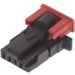 10142961-004LF, 4 Rectangular Connectors - Housings Receptacle 0.071" (1.80mm)