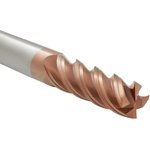 AHNO Фреза твердосплавная 10мм (L=100, l=30, хв=10) Z4 35° по стали, нерж. ...