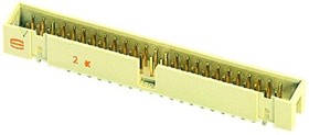 Фото 1/6 09195106324, Pin Header, скрытый, Wire-to-Board, 2.54 мм, 2 ряд(-ов), 10 контакт(-ов), Сквозное Отверстие