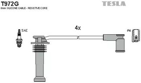 Фото 1/2 T972G, T972G-TSL_к-кт проводов!\ Ford Fiesta/Focus, Mazda 2/6, Volvo S40/V50 95