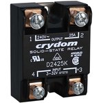 D4825K, Sensata Crydom 1 Series Solid State Relay, 25 A Load, Panel Mount ...